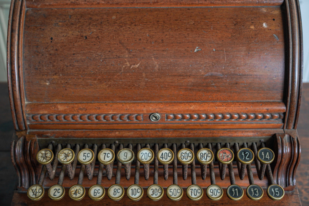 Antique cash register