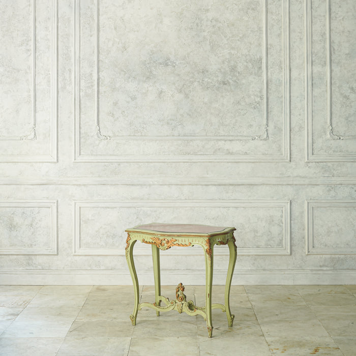 アンティークグリーンフレームテーブル