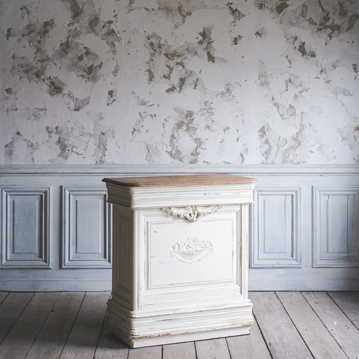 アンティークホワイトフレンチカウンター