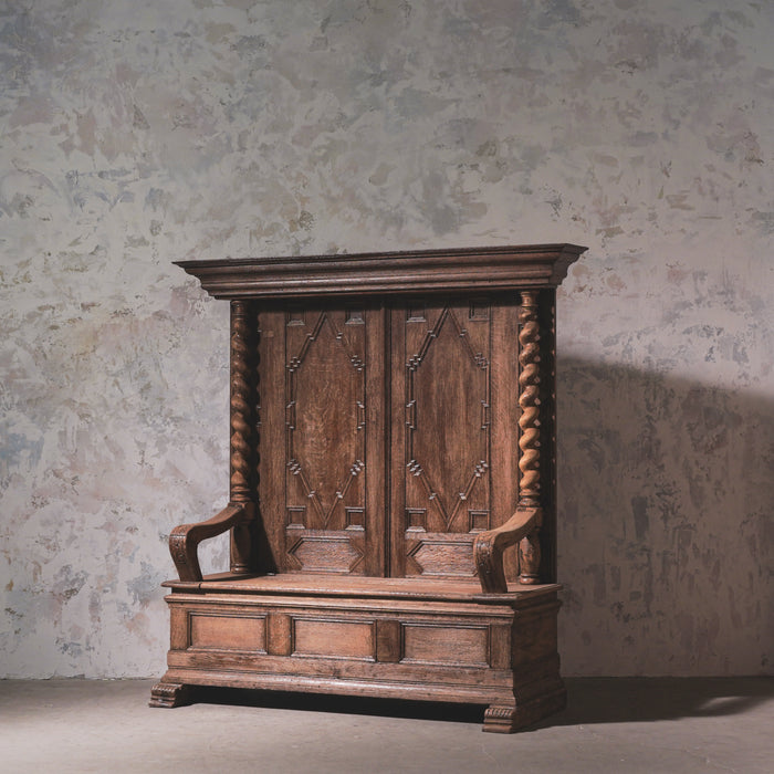 アンティークホールベンチ