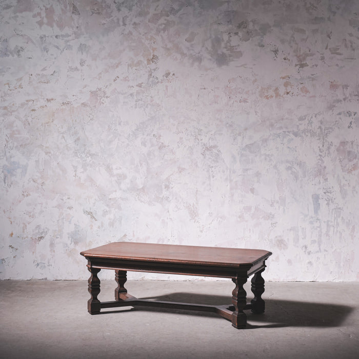 アンティークオークローテーブル