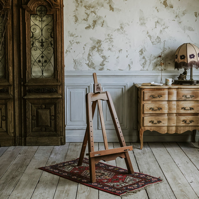 Antique easel