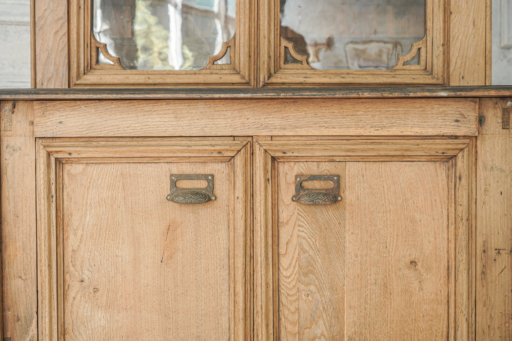 antique glass cabinet