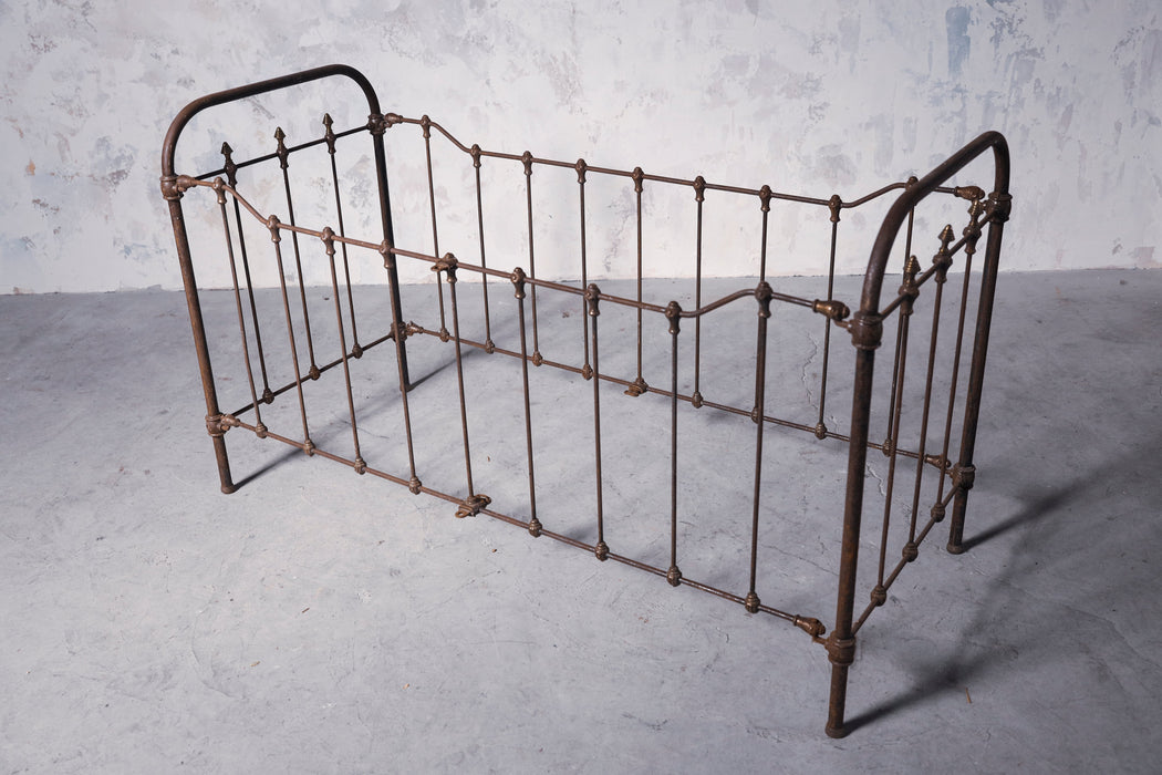 Antique Iron Baby Bed