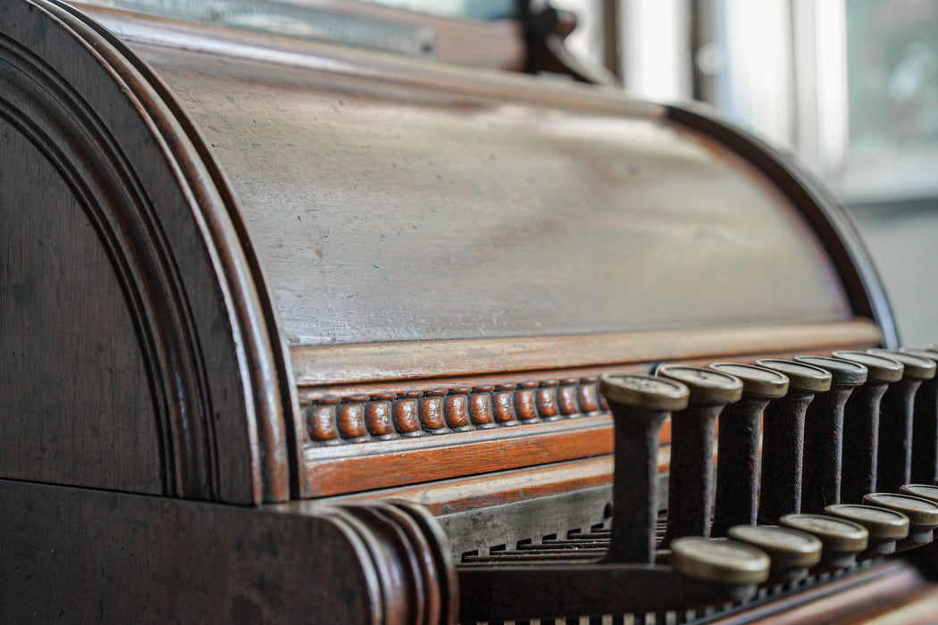 Antique cash register