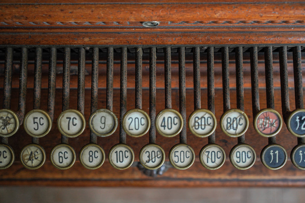 Antique cash register