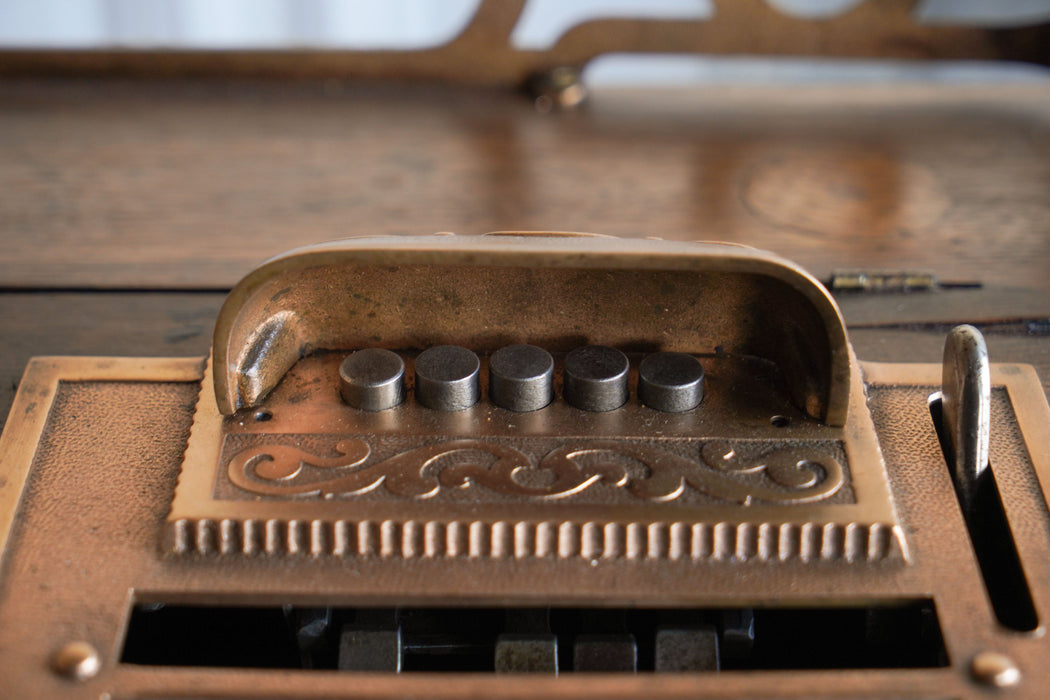 Antique cash register