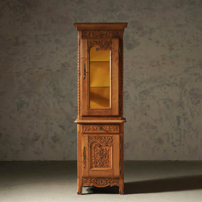 antique glass cabinet