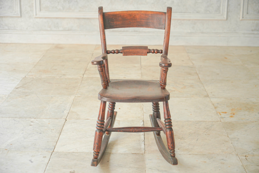 Antique Kids Rocking Chair