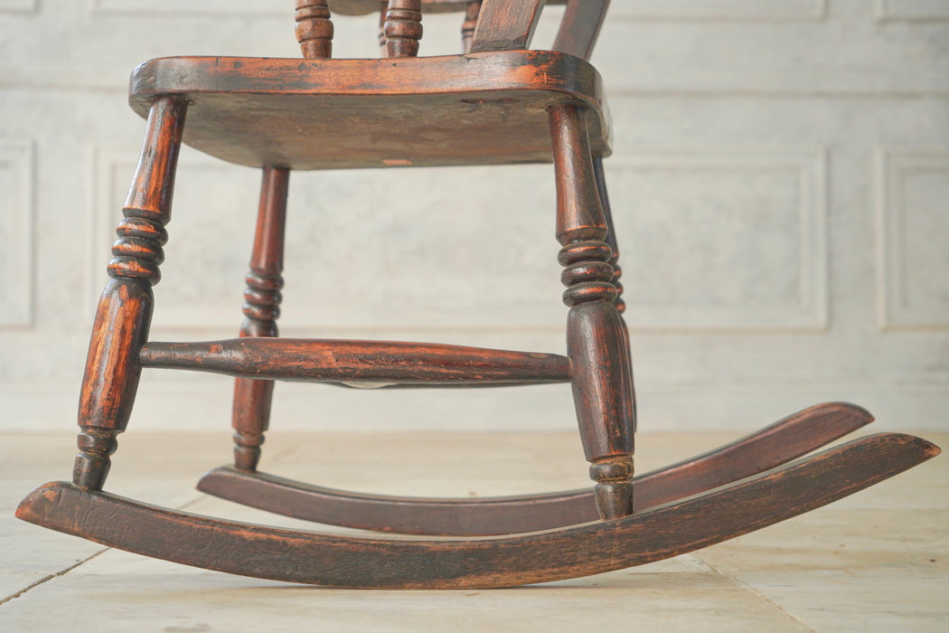 Antique Kids Rocking Chair