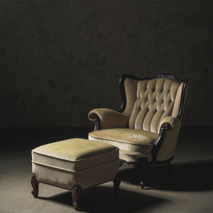 Antique sofa and ottoman