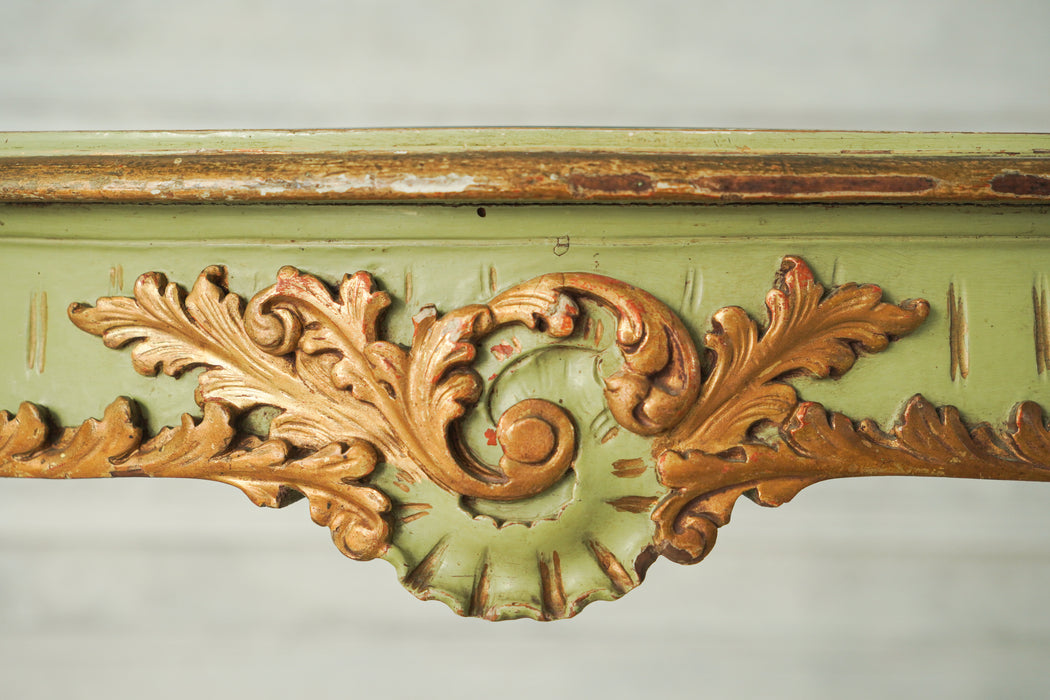 アンティークグリーンフレームテーブル