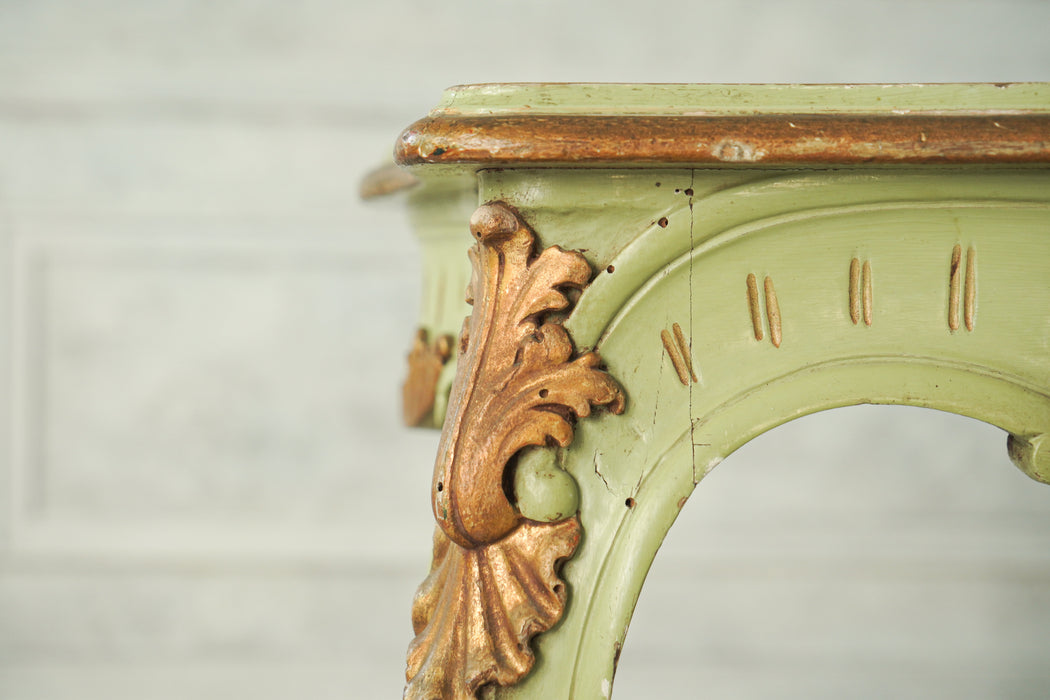 アンティークグリーンフレームテーブル