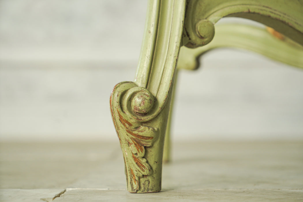 アンティークグリーンフレームテーブル