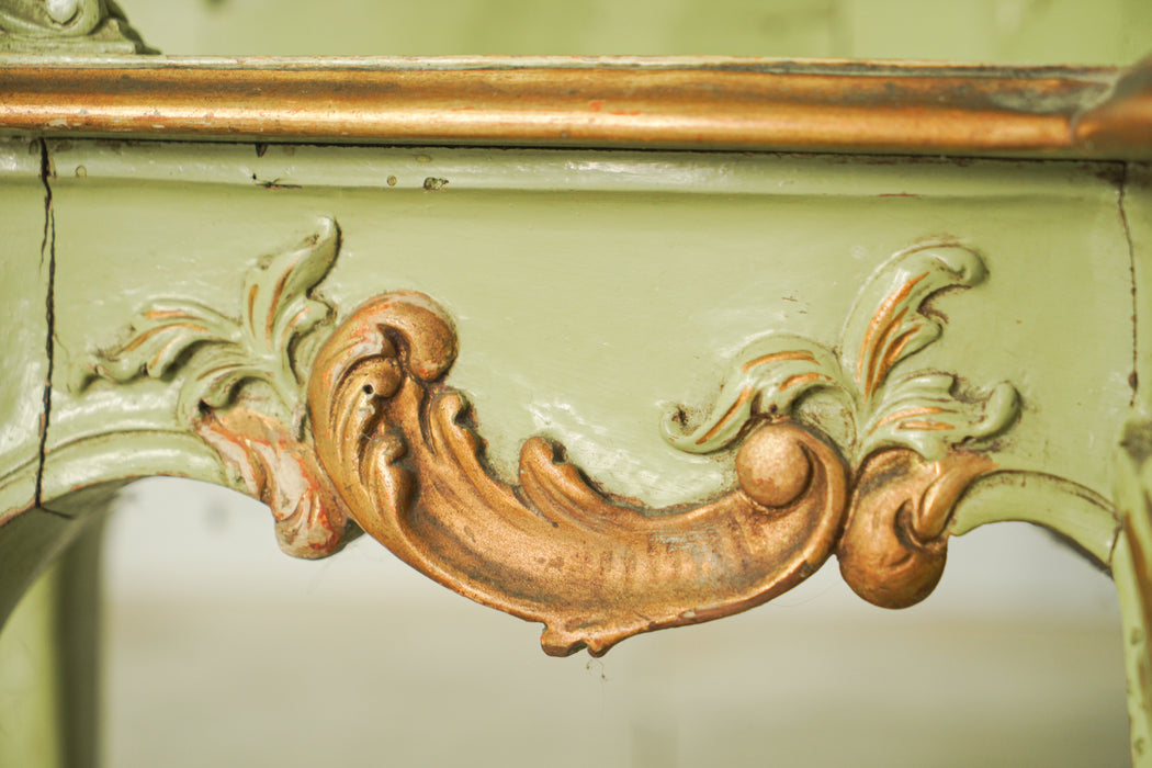 アンティークヴェールグラスキャビネット