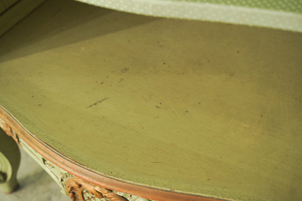 アンティークヴェールグラスキャビネット