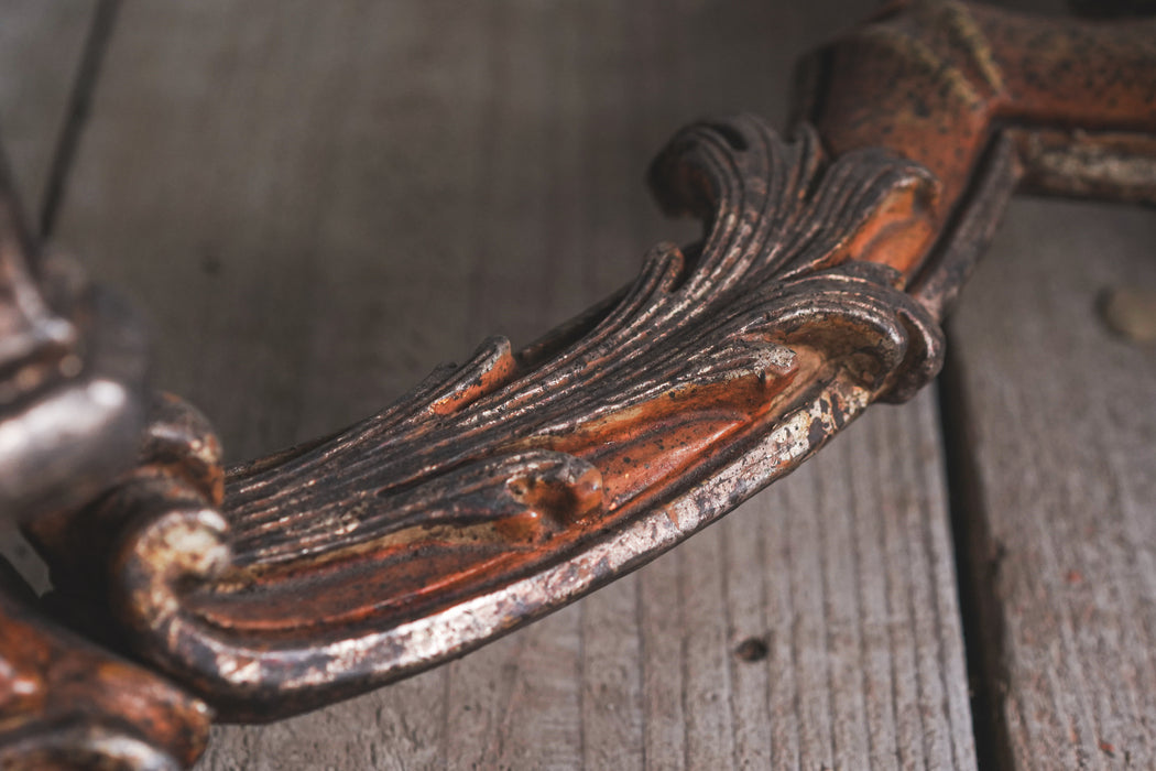 アンティークガラスローテーブル