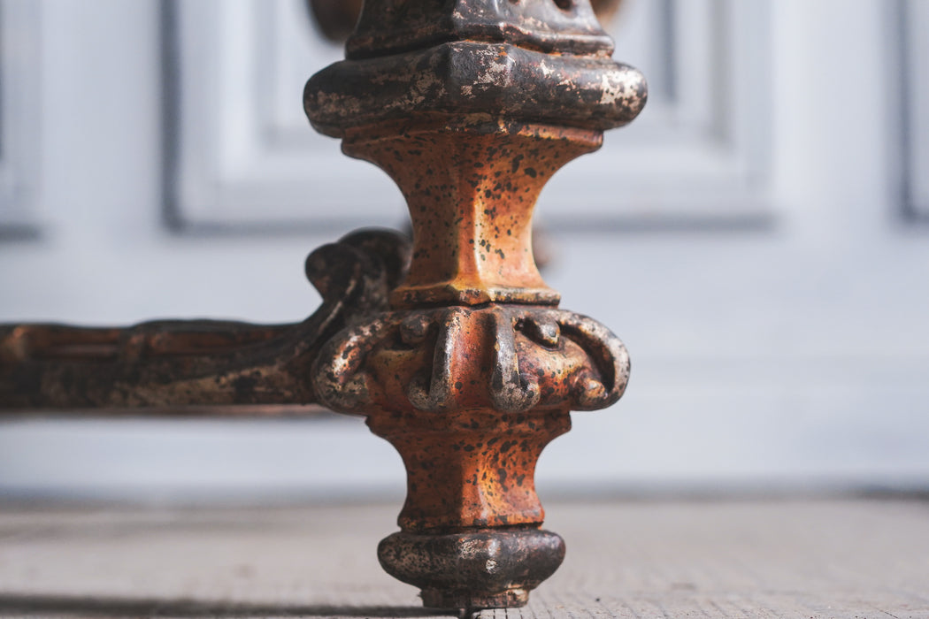 アンティークガラスローテーブル