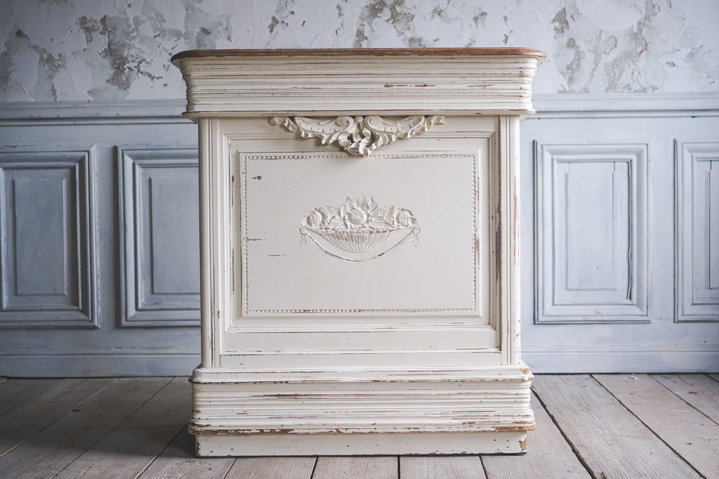 アンティークホワイトフレンチカウンター