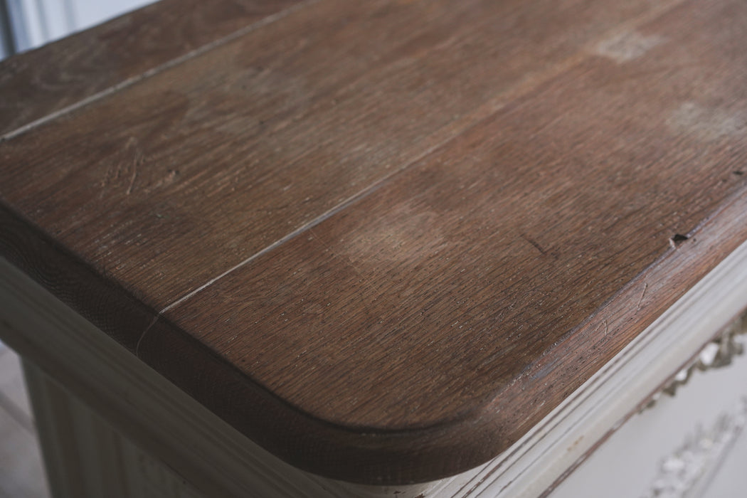 アンティークホワイトフレンチカウンター