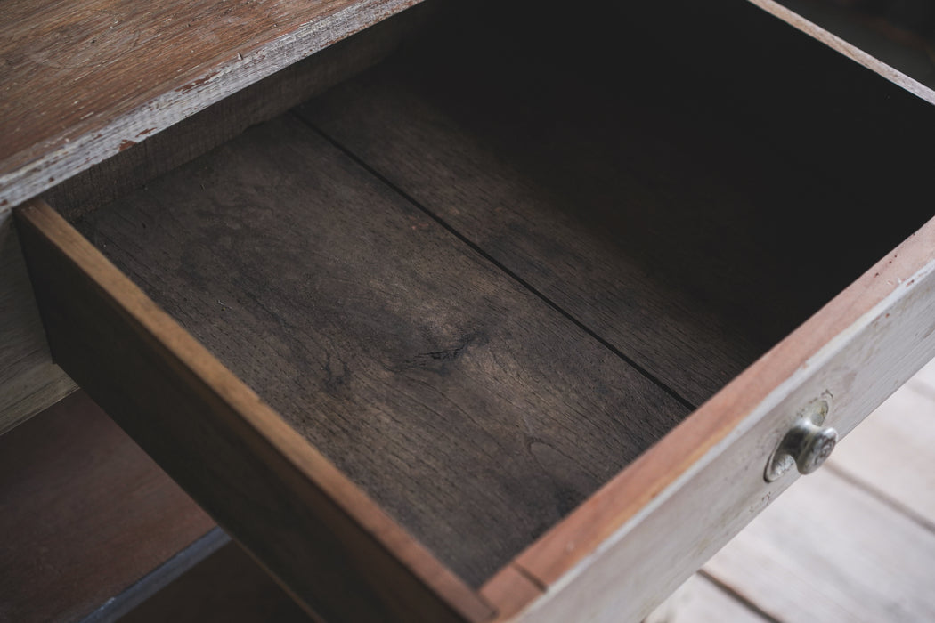 アンティークホワイトフレンチカウンター