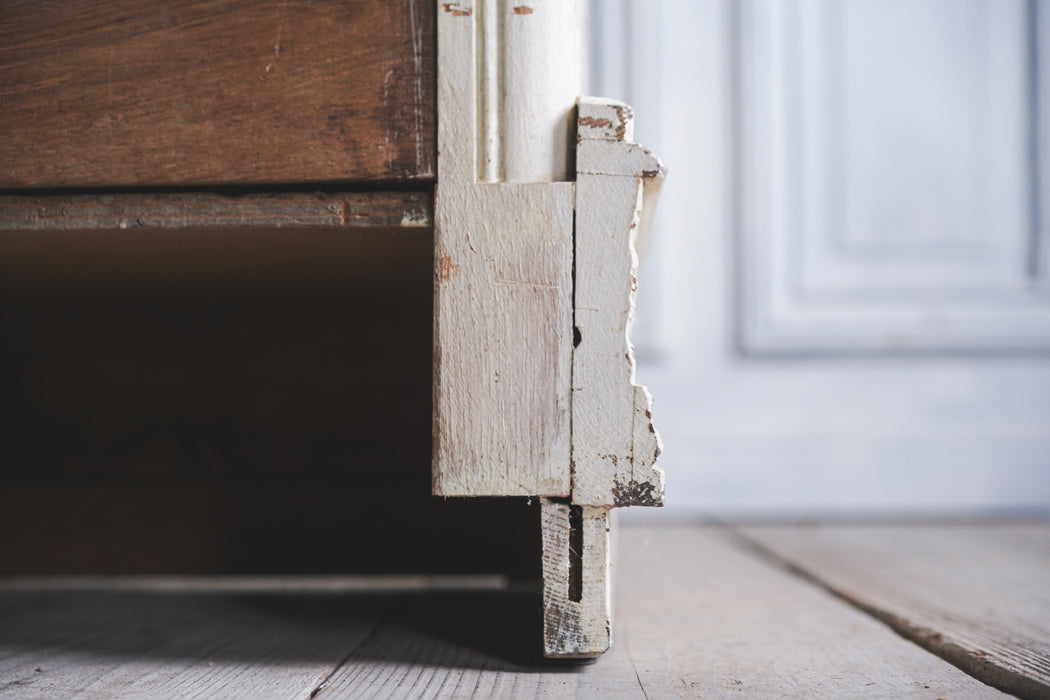 アンティークホワイトフレンチカウンター