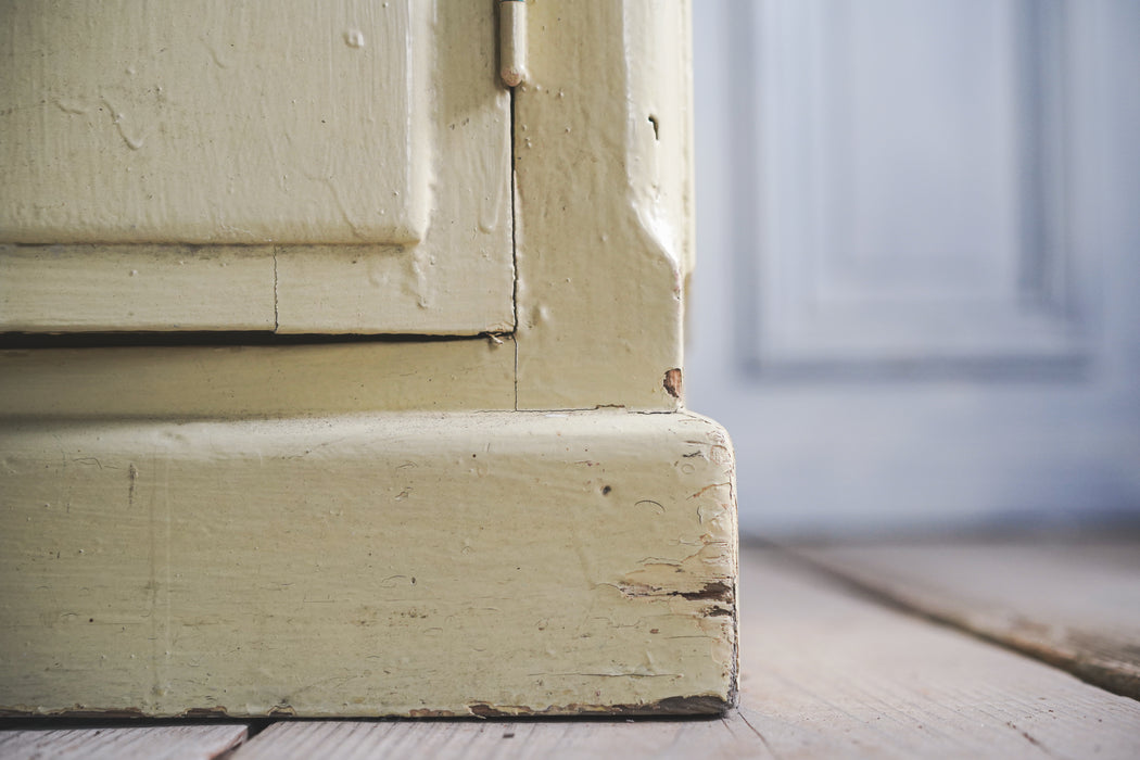 アンティークメタルトップキャビネット