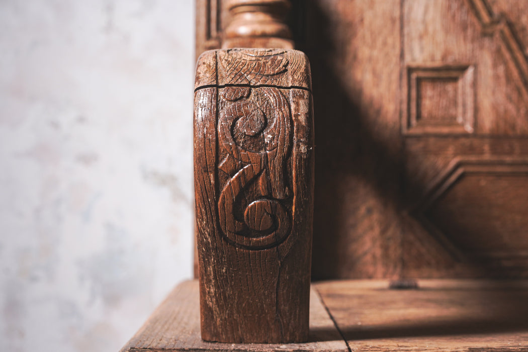 アンティークホールベンチ