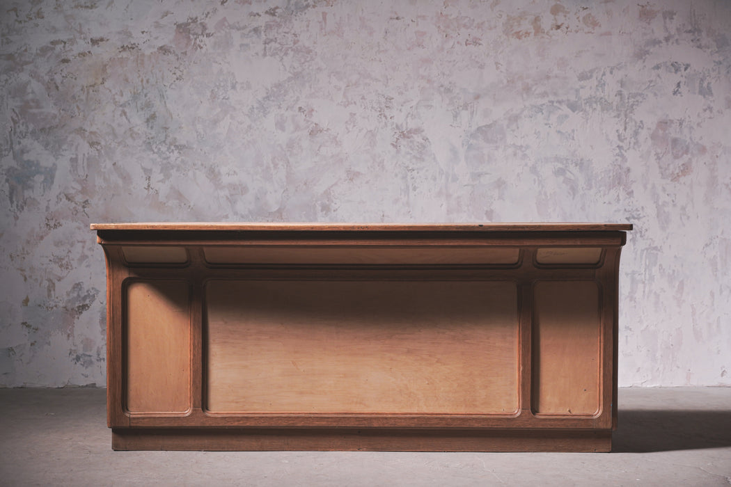 アンティークオークカウンター