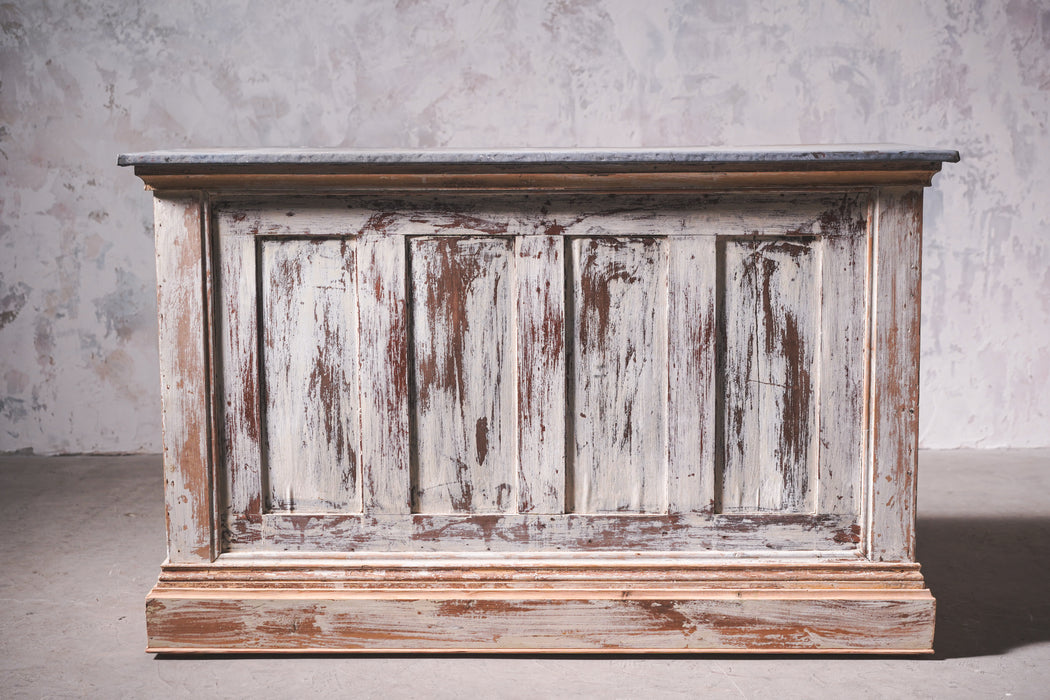 アンティークジンクトップカウンター