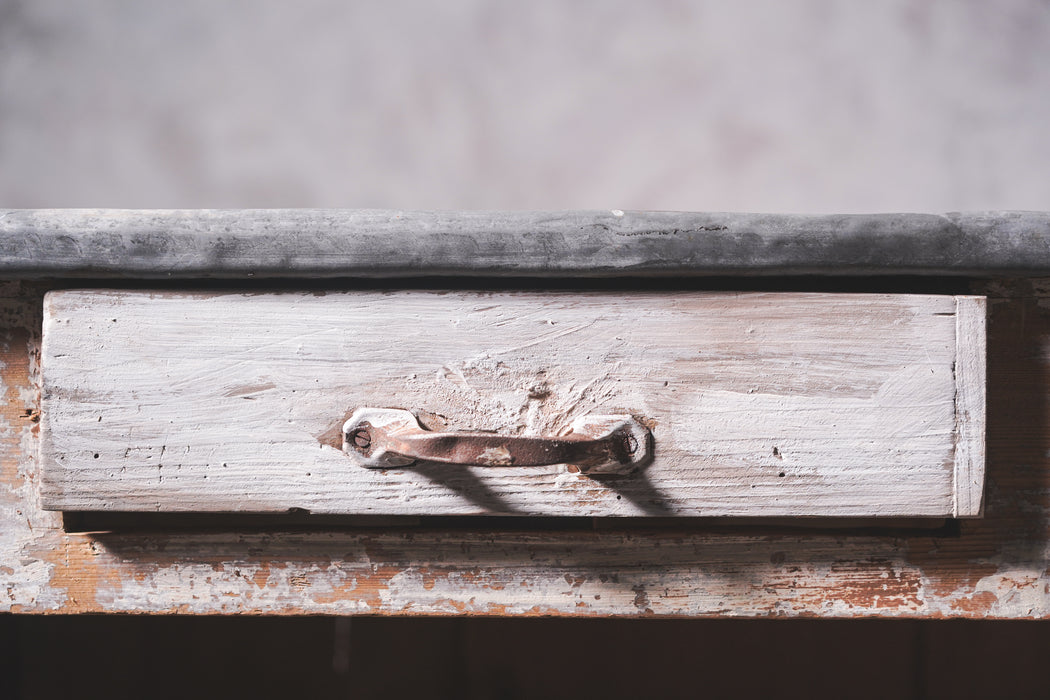 アンティークジンクトップカウンター