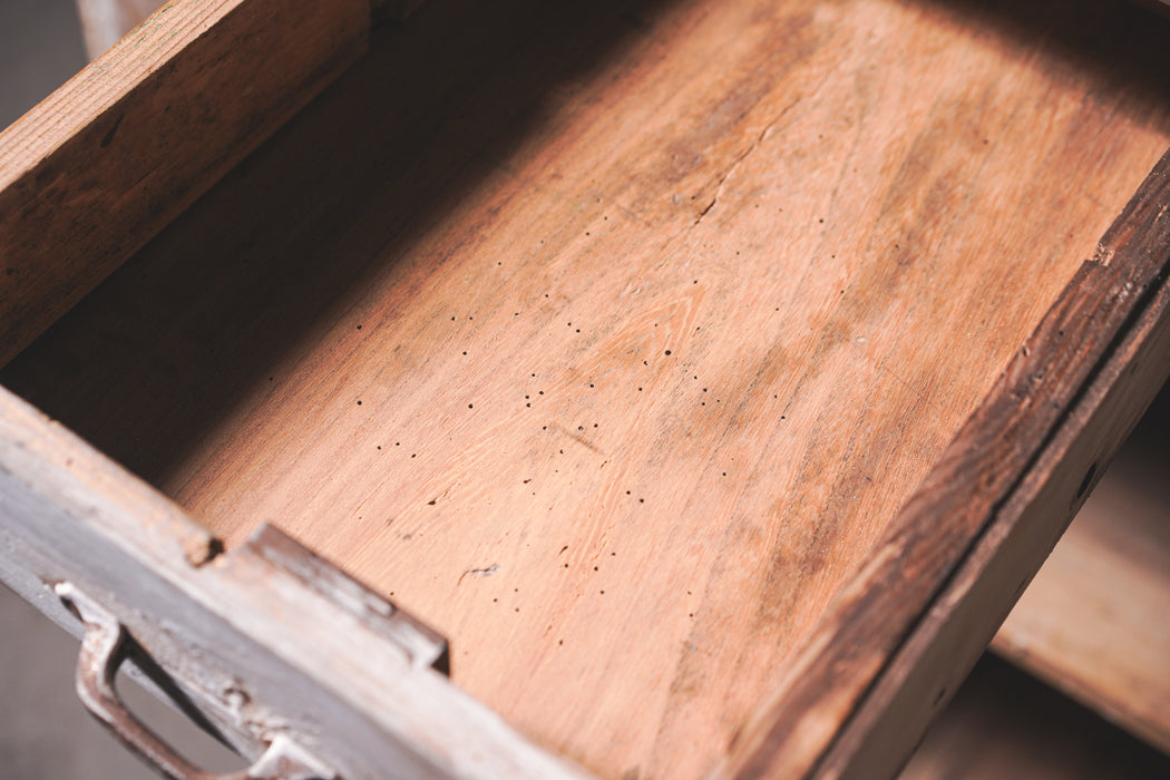 アンティークジンクトップカウンター