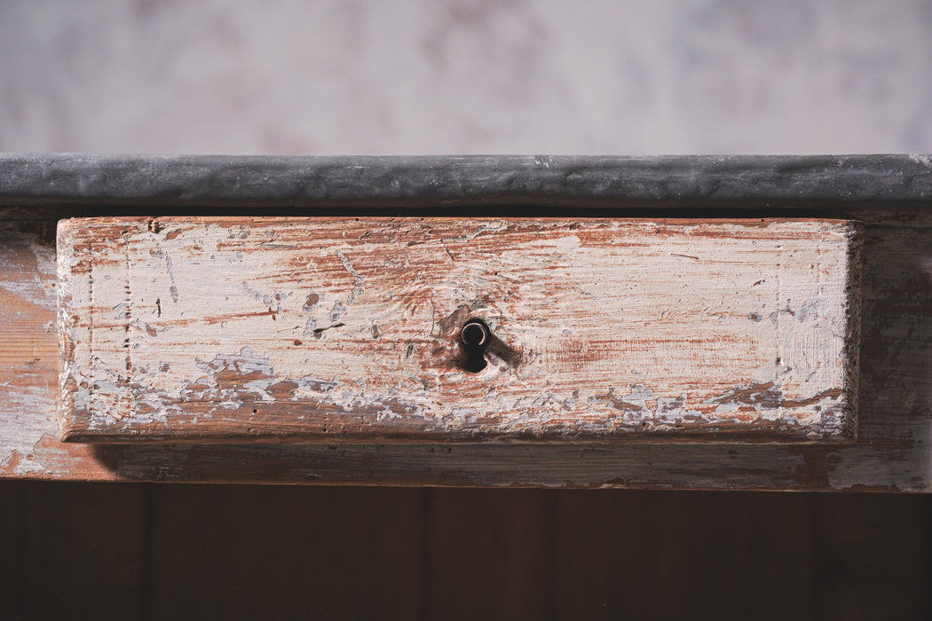 アンティークジンクトップカウンター