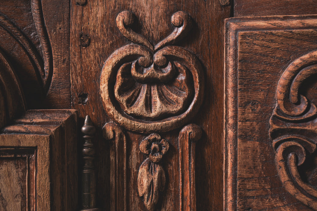 アンティークロングサイドボード