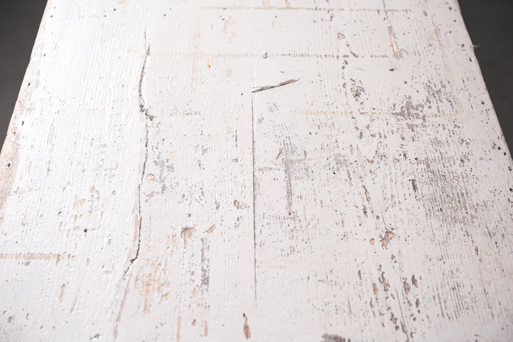 アンティークホワイトウッドカウンター