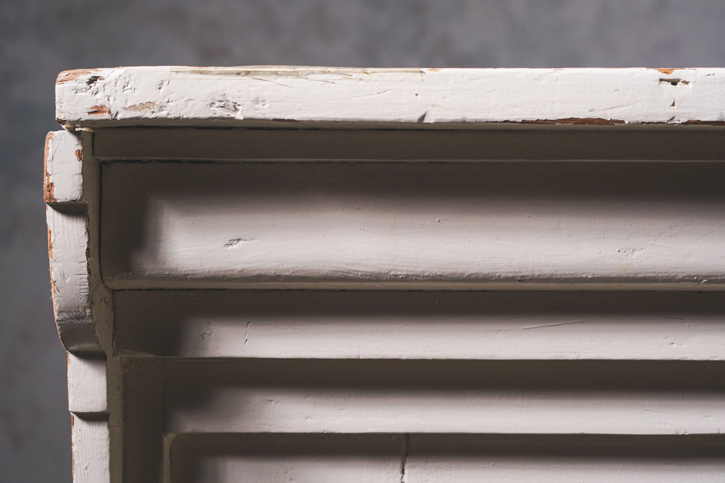 アンティークホワイトウッドカウンター