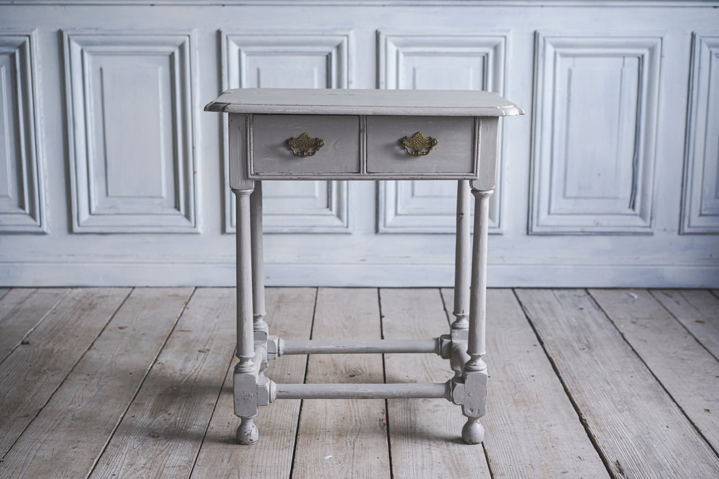 アンティークフレンチペイントサイドテーブル