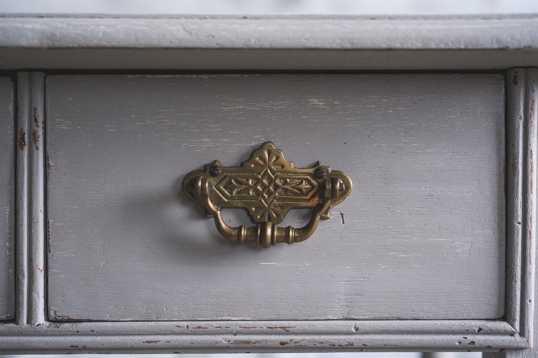 アンティークフレンチペイントサイドテーブル