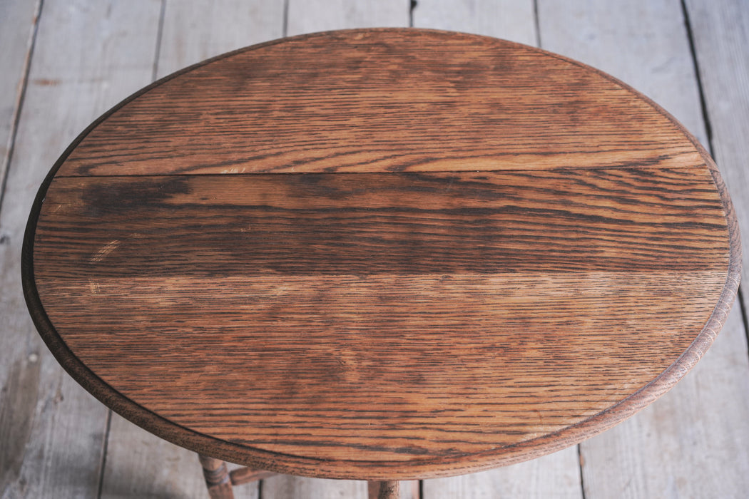 アンティーク折りたたみサイドテーブル