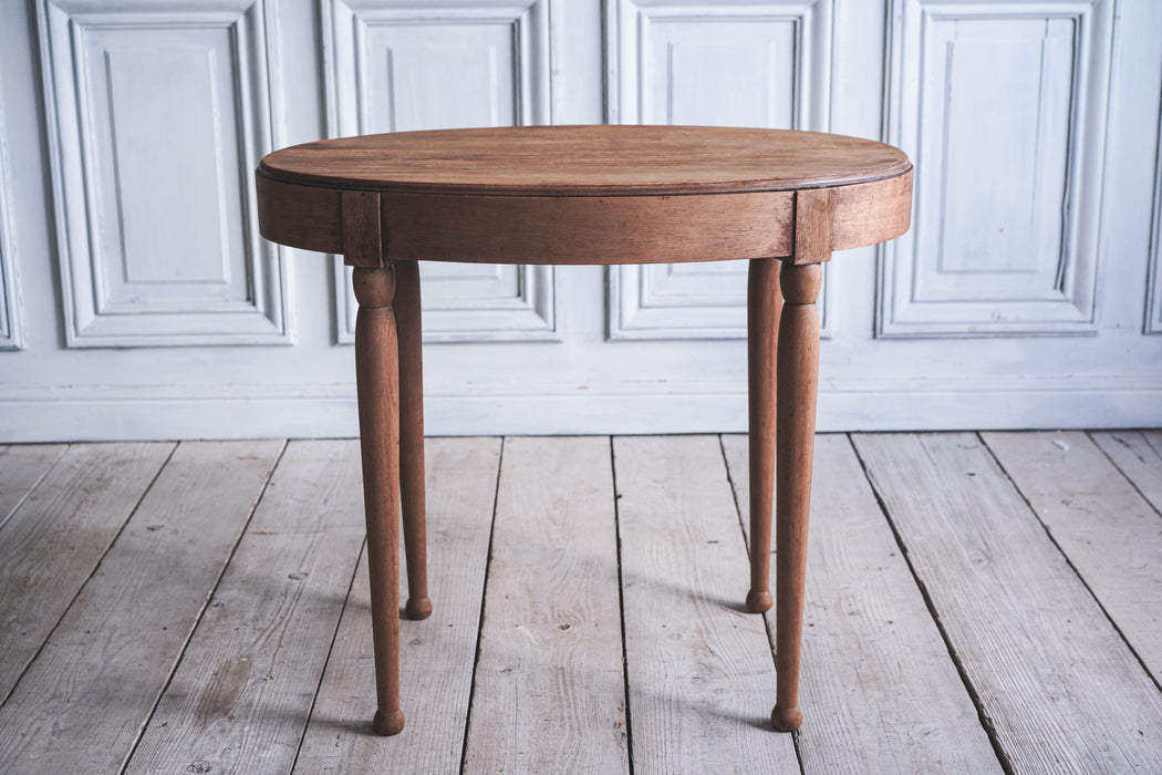 アンティークオーバルサイドテーブル