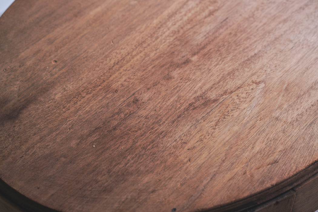 アンティークオーバルサイドテーブル