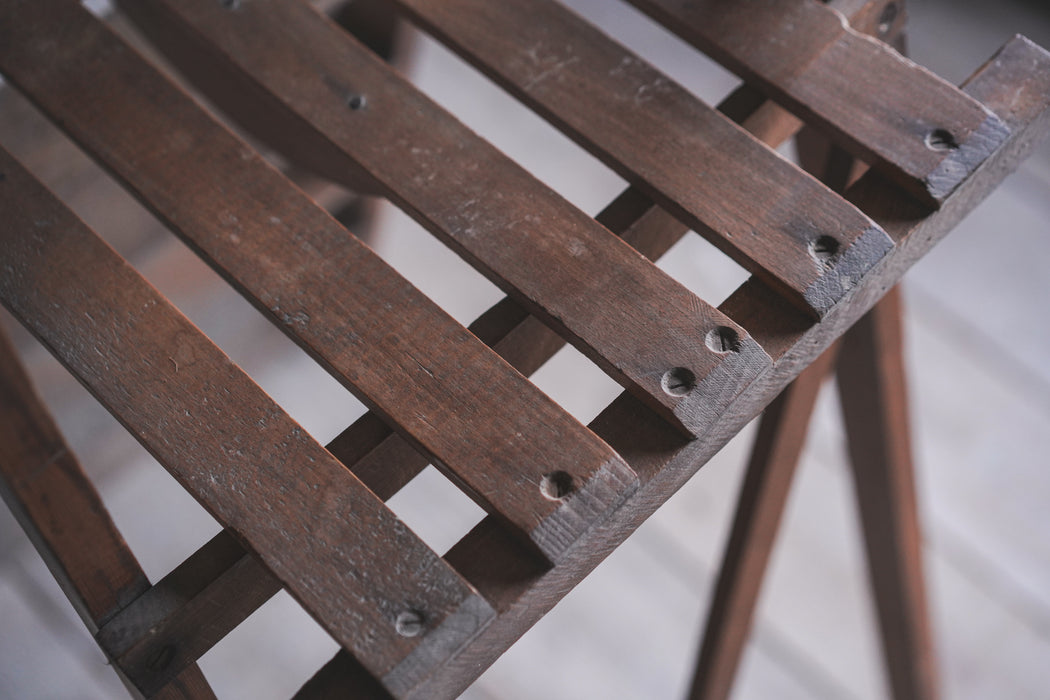 アンティークステップラダー