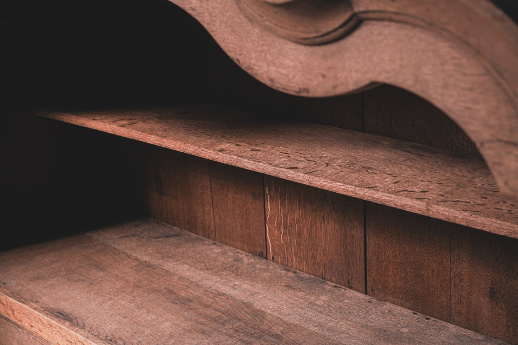 アンティークオークキャビネット