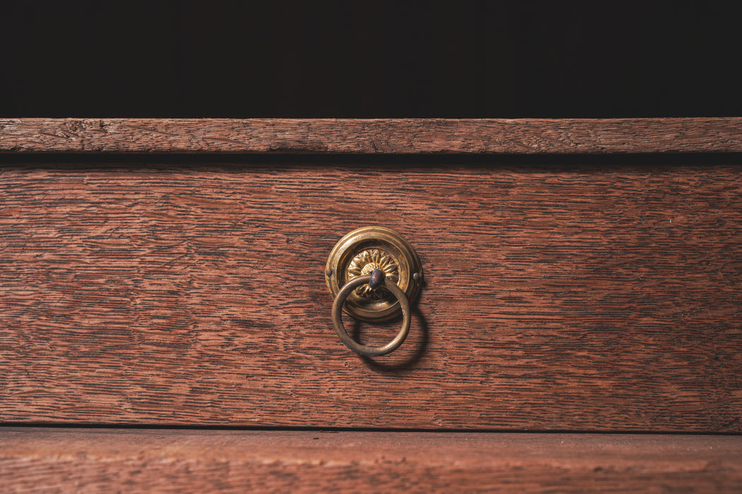 アンティークオークキャビネット