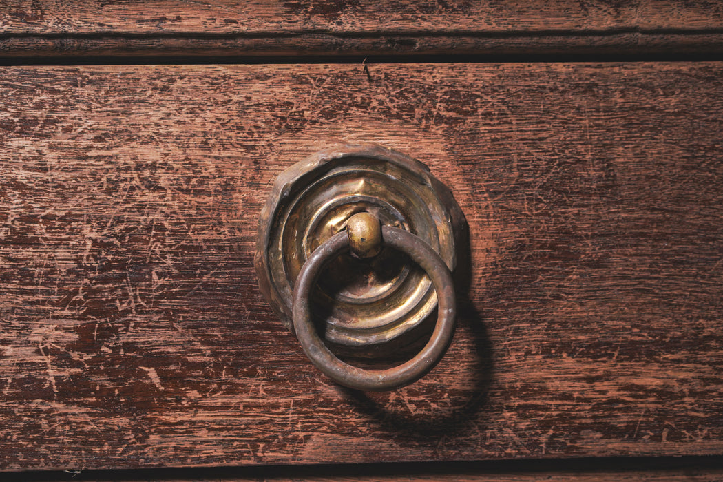 アンティークオークキャビネット