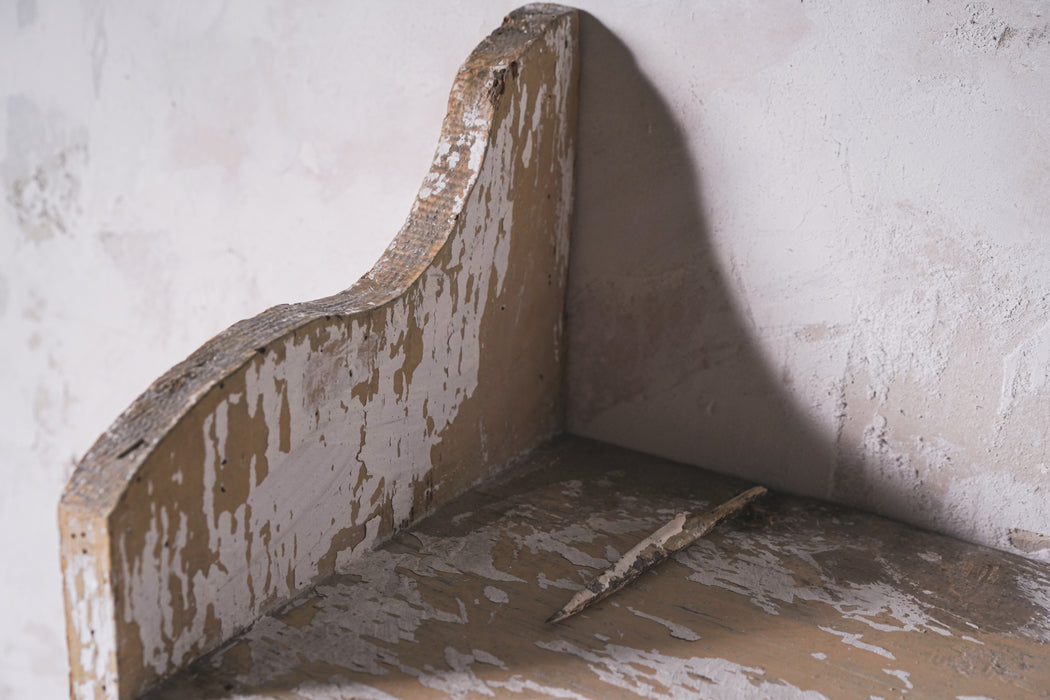 アンティーク ホワイトペイントシェルフ