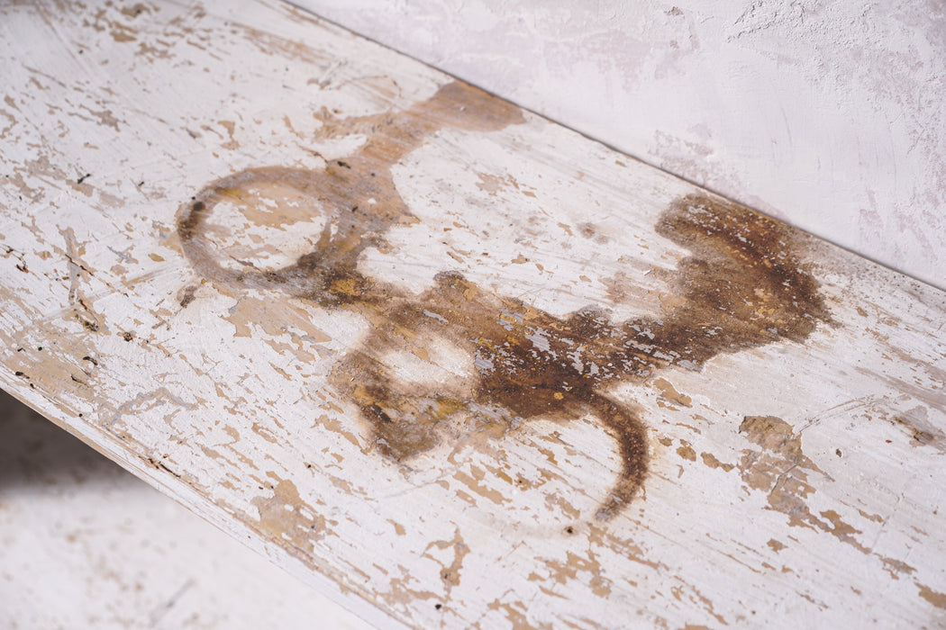 アンティーク ホワイトペイントシェルフ