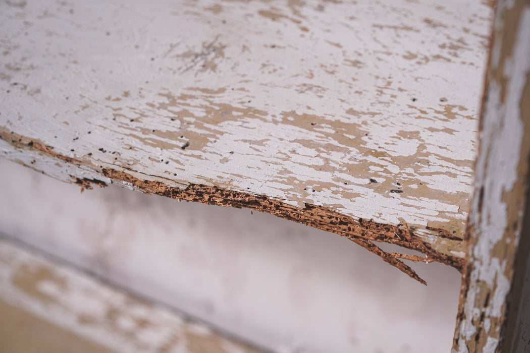 アンティーク ホワイトペイントシェルフ