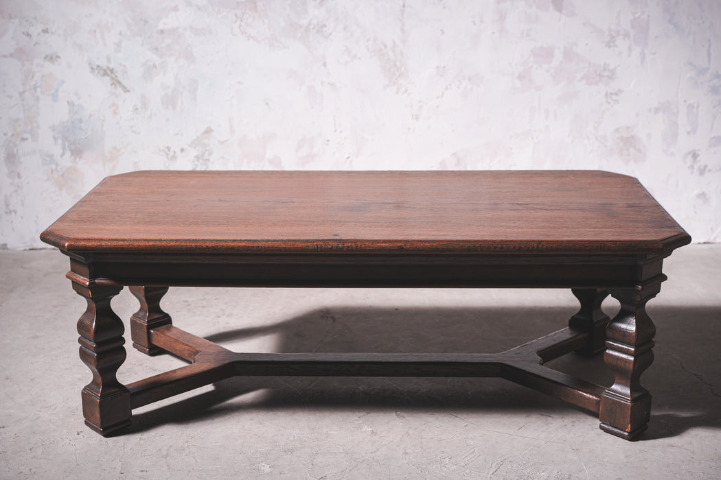 アンティークオークローテーブル