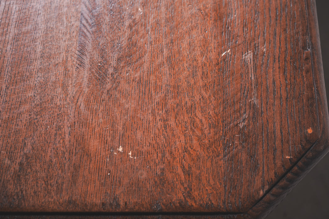 アンティークオークローテーブル